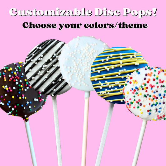 Dozen Classic Disc Pops - Choose Your Colors