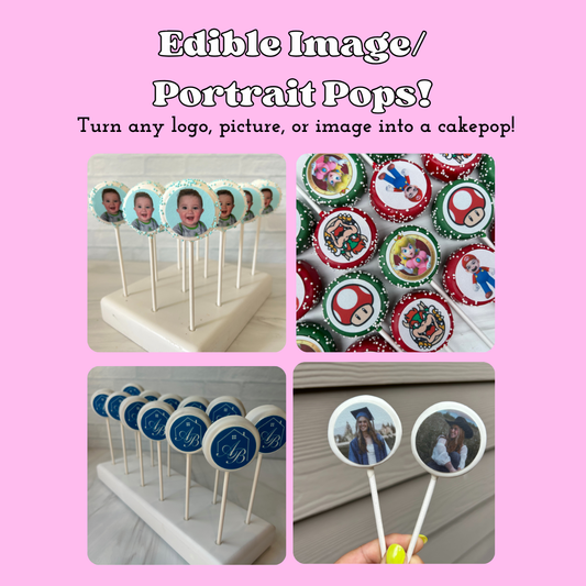 Edible Image/Portrait Pops